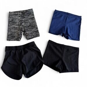 Girls Shorts‎ Lot (4 Pairs) Old Navy & All In Motion Sizes XS-M